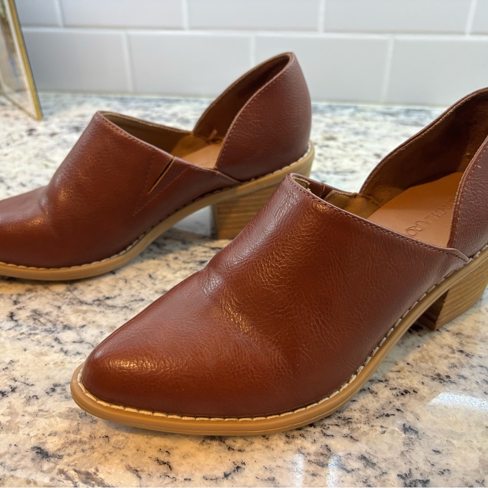 Cynthia Rowley Brown Leather Mules